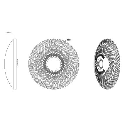 MAXLIGHT W0456 - LED seinavalgusti MISAKI LED/6W/230V CRI 95 must