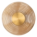 MAXLIGHT W0475 - Seinavalgusti LEONARDO LED/8W/230V kuldne/suitsune beež