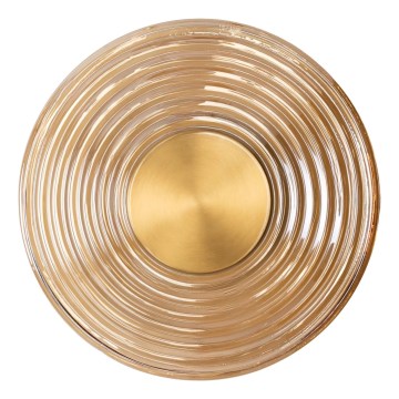 MAXLIGHT W0475 - Seinavalgusti LEONARDO LED/8W/230V kuldne/suitsune beež