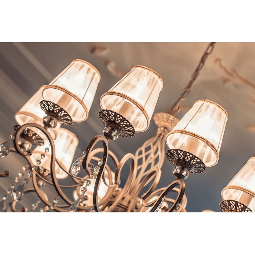 Maytoni ARM247-10-G - Lühter GRACE 10xE14/40W/230V