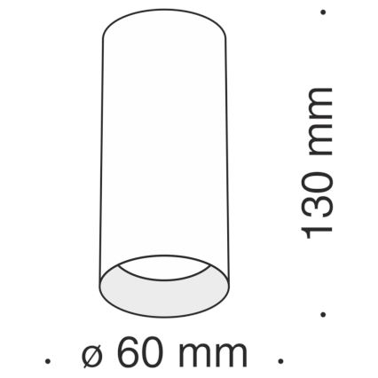 Maytoni C010CL-01MG - Kohtvalgusti FOCUS 1xGU10/50W/230V kuldne