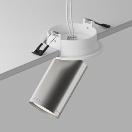 Maytoni C048CL-U-1WS - Süvistatav kohtvalgusti FOCUS 1xGU10/10W/230V läikiv kroom