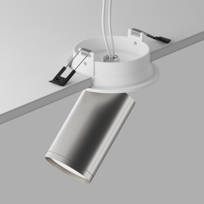 Maytoni C048CL-U-1WS - Süvistatav kohtvalgusti FOCUS 1xGU10/10W/230V läikiv kroom