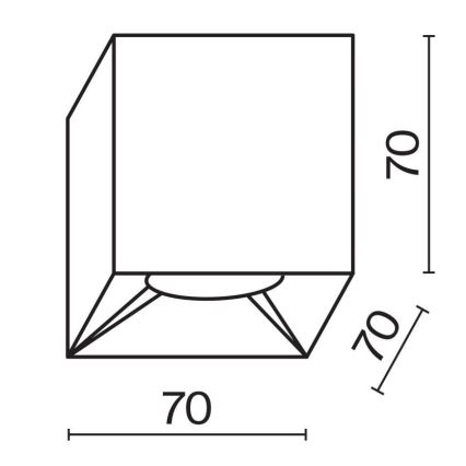 Maytoni C065CL-L12B3K - LED Kohtvalgusti ALFA LED/12W/230V CRI 90 must