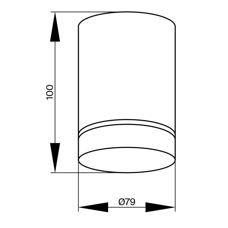Maytoni C085CL-9W3K-B - LED Kohtvalgusti ORLO LED/9W/230V CRI 90 3000K must