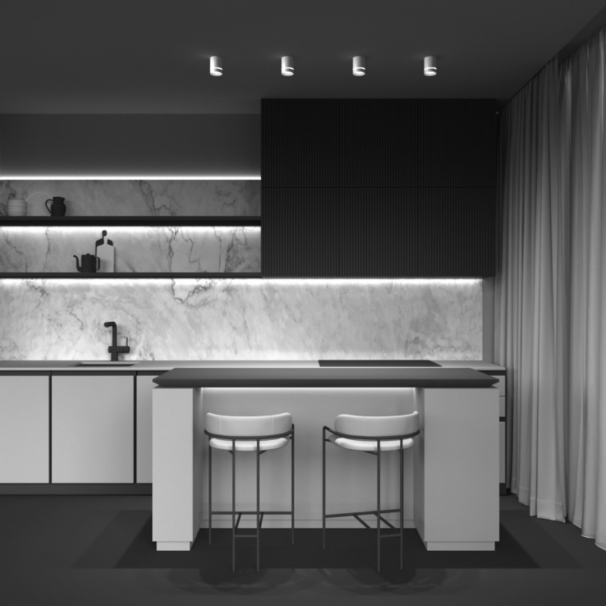 Maytoni C085CL-9W3K-W - LED Kohtvalgusti ORLO LED/9W/230V CRI 90 3000K valge