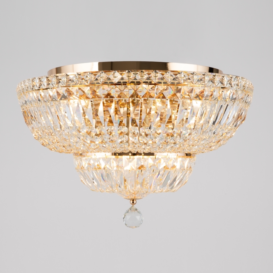 Maytoni DIA100-CL-12-G - Laevalgusti BASFOR 12xE14/60W/230V kuldne