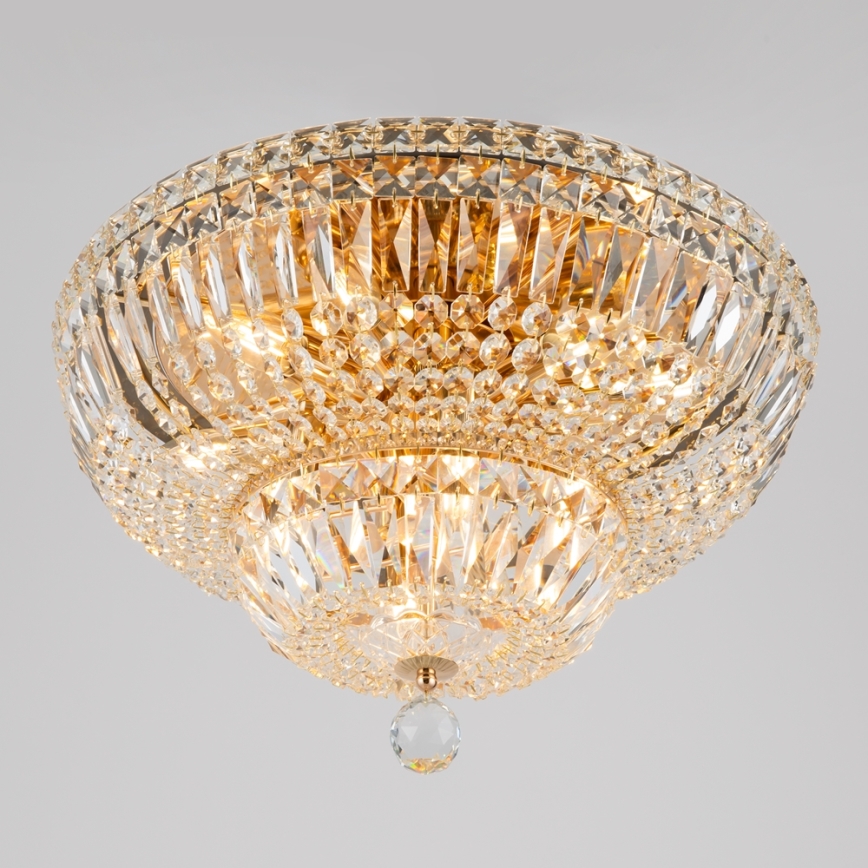 Maytoni DIA100-CL-12-G - Laevalgusti BASFOR 12xE14/60W/230V kuldne