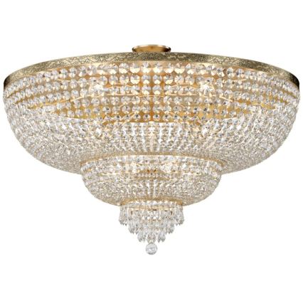 Maytoni DIA890-CL-18-G - Pinnale kinnitatav lühter PALACE 18xE27/60W/230V