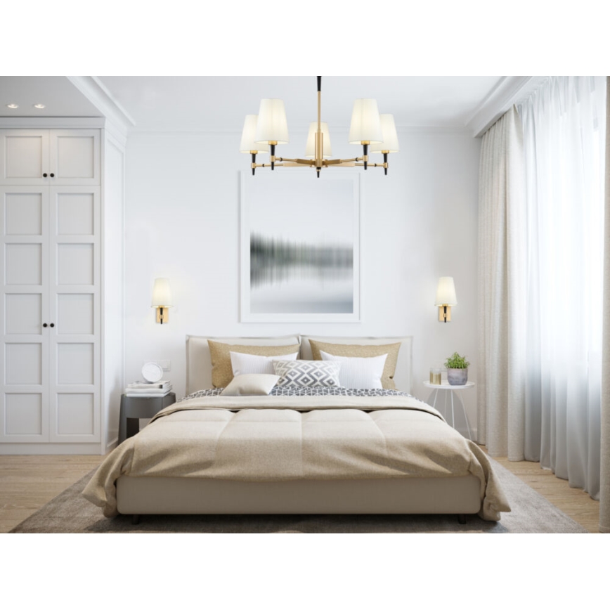 Maytoni H001CL-05BS - Ripplühter ZARAGOZA 5xE14/40W/230V