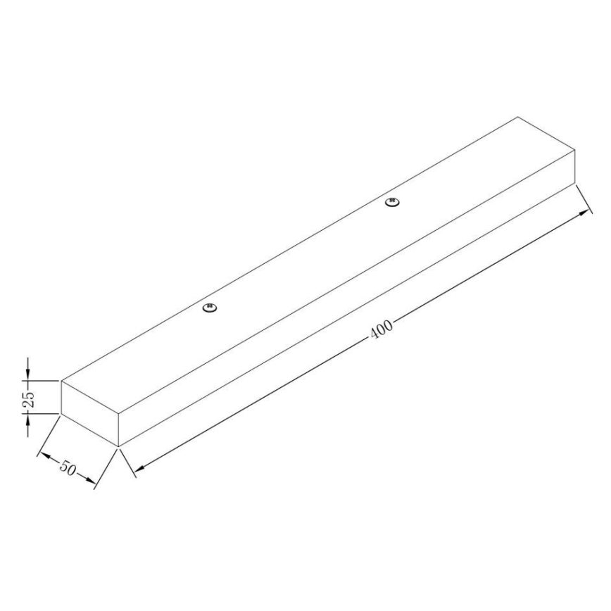 Maytoni MIR011WL-L9B4K - LED Seinavalgusti ORION LED/9W/230V must