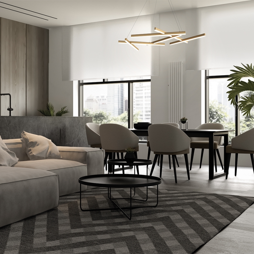 Maytoni MOD016PL-L75MG3K - LED Lühter LINE LED/79W/230V kuldne