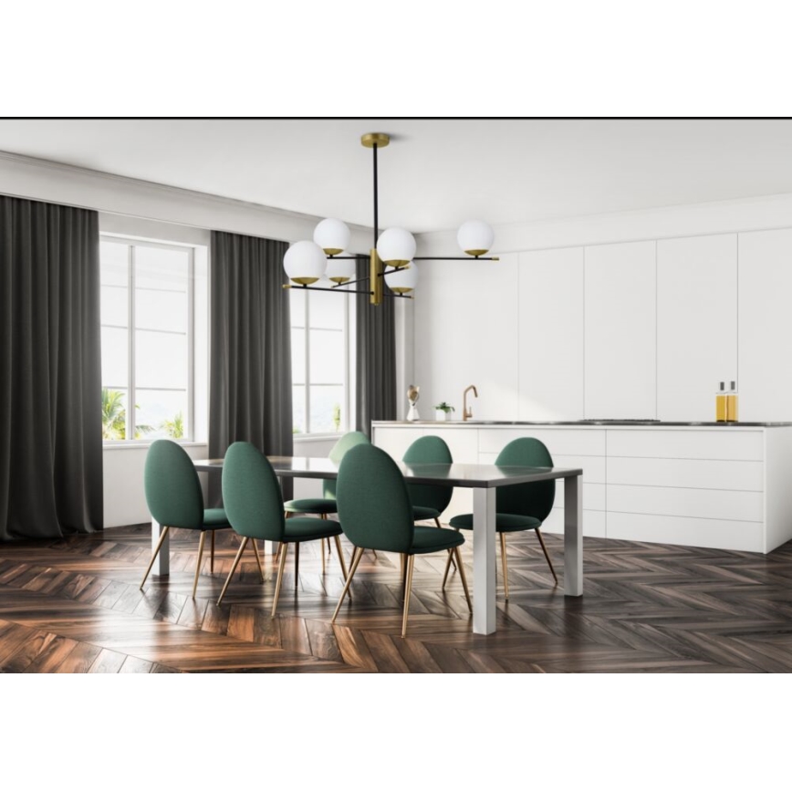 Maytoni MOD048PL-06G - Ripplühter NOSTALGIA 6xE14/40W/230V