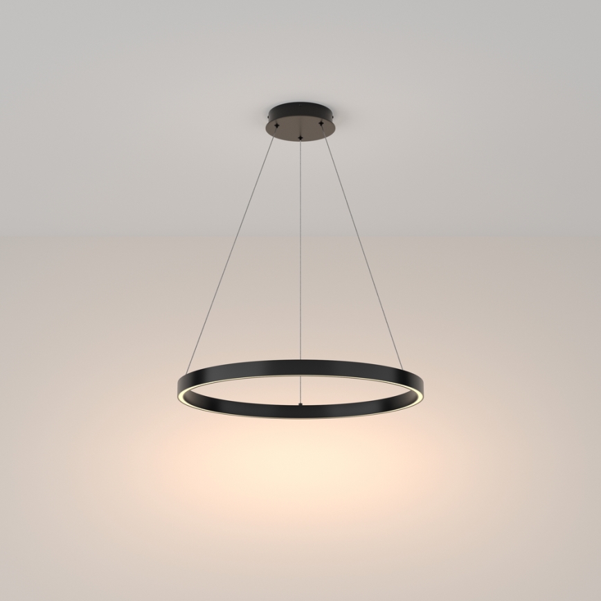 Maytoni MOD058PL-L32B3K - LED Lühter RIM LED/37W/230V 3000K d. 60 cm must