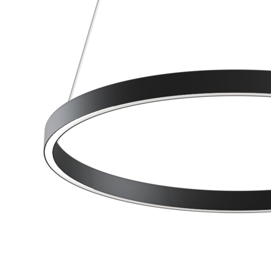 Maytoni MOD058PL-L32B3K - LED Lühter RIM LED/37W/230V 3000K d. 60 cm must