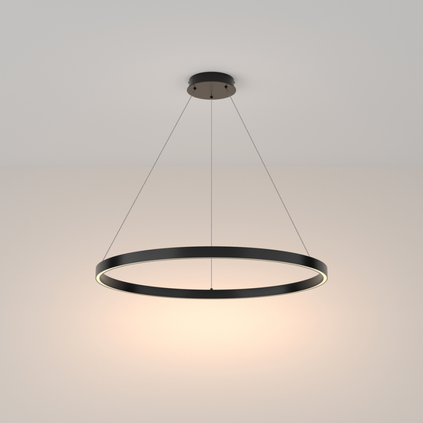 Maytoni MOD058PL-L42B3K - LED Lühter RIM LED/51W/230V 3000K d. 80 cm must