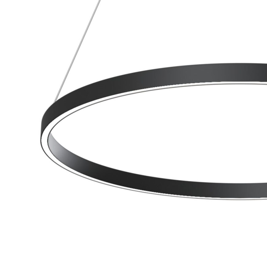 Maytoni MOD058PL-L42B3K - LED Lühter RIM LED/51W/230V 3000K d. 80 cm must