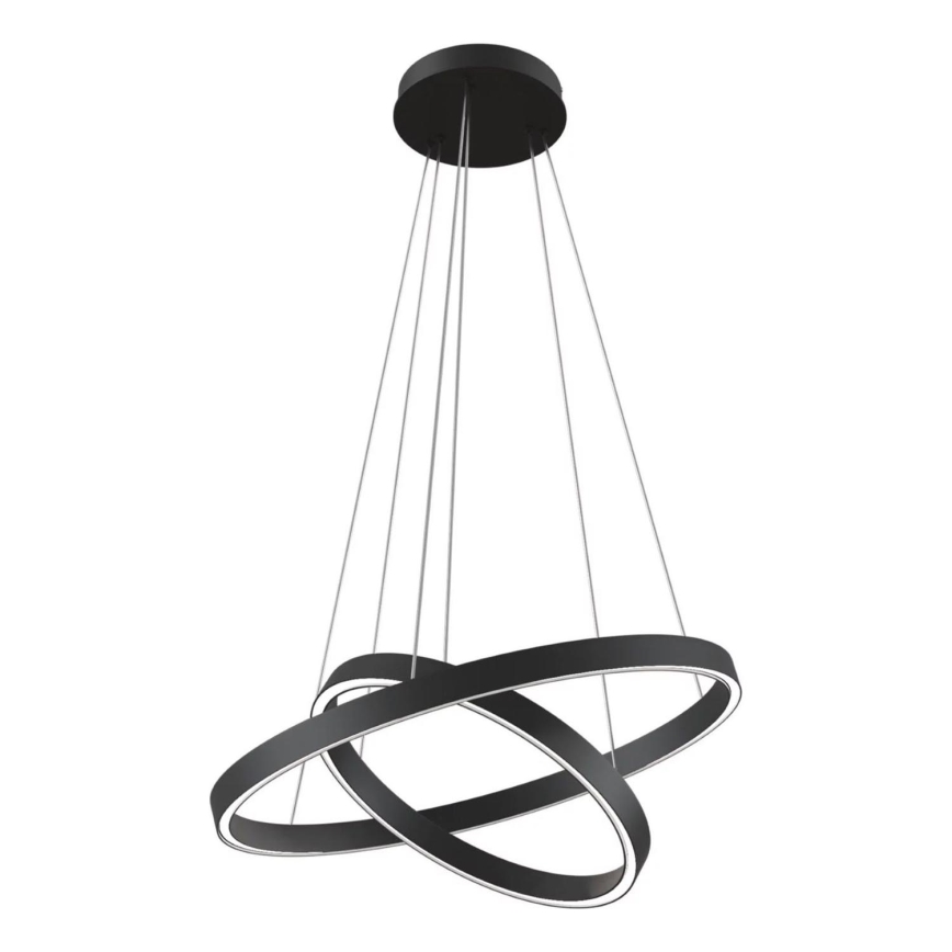 Maytoni MOD058PL-L55B3K - LED Lühter RIM LED/61W/230V 3000K d. 60 cm must