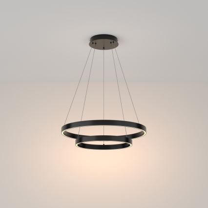 Maytoni MOD058PL-L55B3K - LED Lühter RIM LED/61W/230V 3000K d. 60 cm must