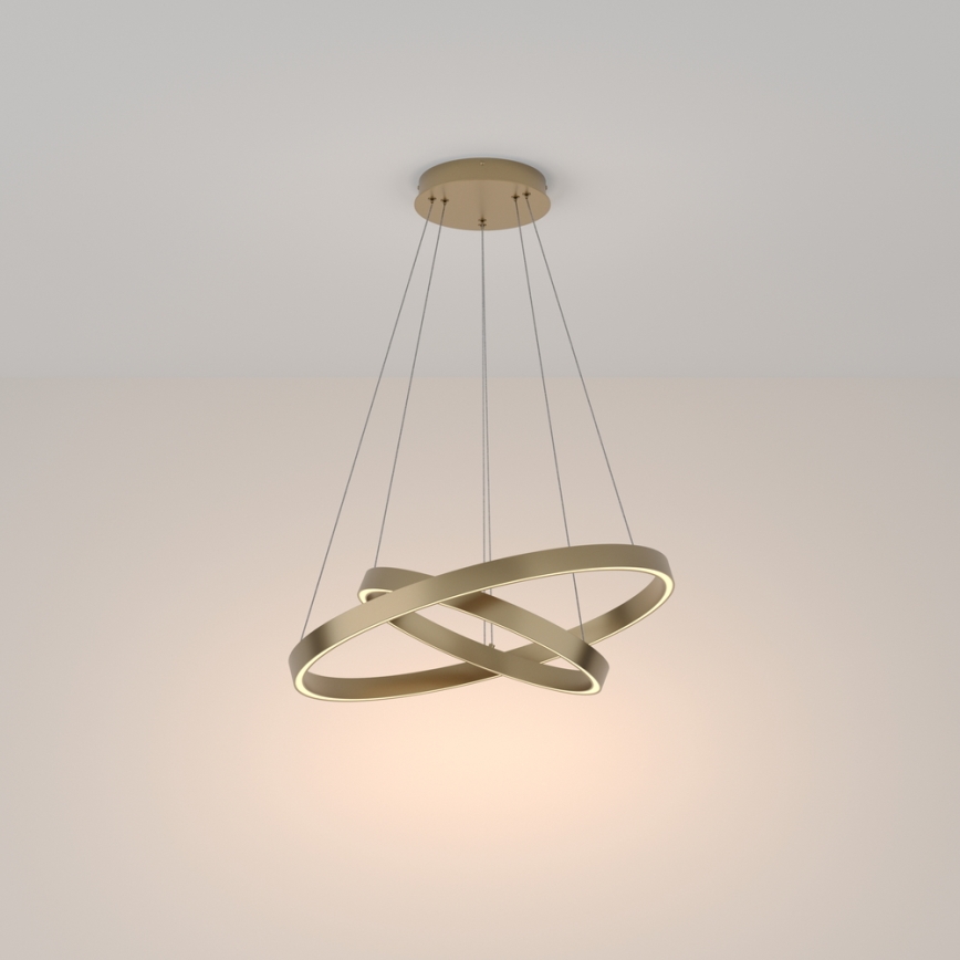 Maytoni MOD058PL-L55BS3K - LED Lühter RIM LED/61W/230V 3000K d. 60 cm kuldne