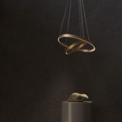 Maytoni MOD058PL-L74BS3K - LED Lühter RIM LED/88W/230V 3000K d. 80 cm kuldne