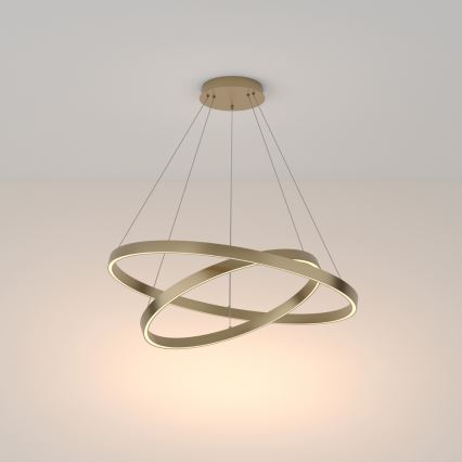 Maytoni MOD058PL-L74BS3K - LED Lühter RIM LED/88W/230V 3000K d. 80 cm kuldne