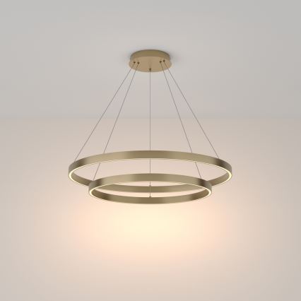 Maytoni MOD058PL-L74BS3K - LED Lühter RIM LED/88W/230V 3000K d. 80 cm kuldne