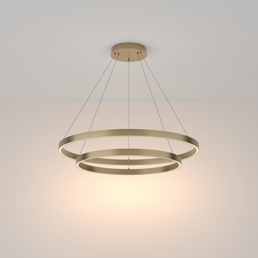 Maytoni MOD058PL-L74BS3K - LED Lühter RIM LED/88W/230V 3000K d. 80 cm kuldne