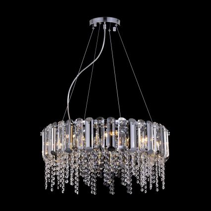 Maytoni MOD097PL-08CH - Lühter HAIL 8xE14/40W/230V d. 60,5 cm läikiv kroom
