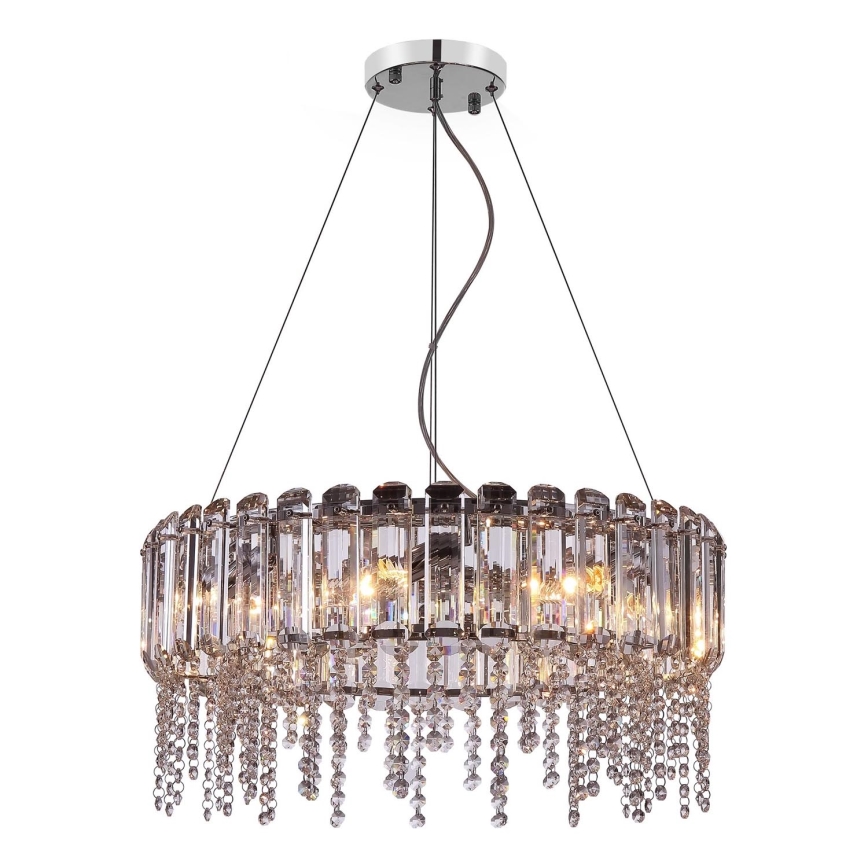 Maytoni MOD097PL-08CH - Lühter HAIL 8xE14/40W/230V d. 60,5 cm läikiv kroom