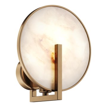 Maytoni MOD099WL-01G2 - Seinavalgusti MARMO 1xE14/40W/230V looduskivi/kuldne