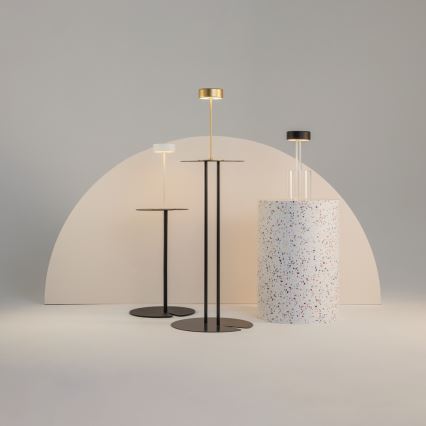 Maytoni MOD229TL-L3B3K1 - LED Hämardatav laetav kaasaskantav laualamp LED/3W/5V 2200-4000K must/läbipaistev