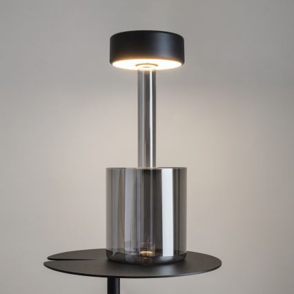 Maytoni MOD229TL-L3B3K3 - LED Hämardatav laetav kaasaskantav laualamp LED/3W/5V 2200-4000K must/hall
