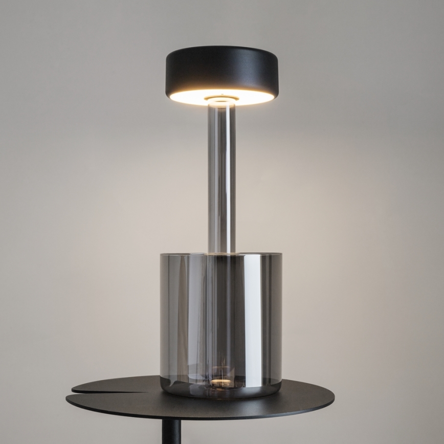 Maytoni MOD229TL-L3B3K3 - LED Hämardatav laetav kaasaskantav laualamp LED/3W/5V 2200-4000K must/hall