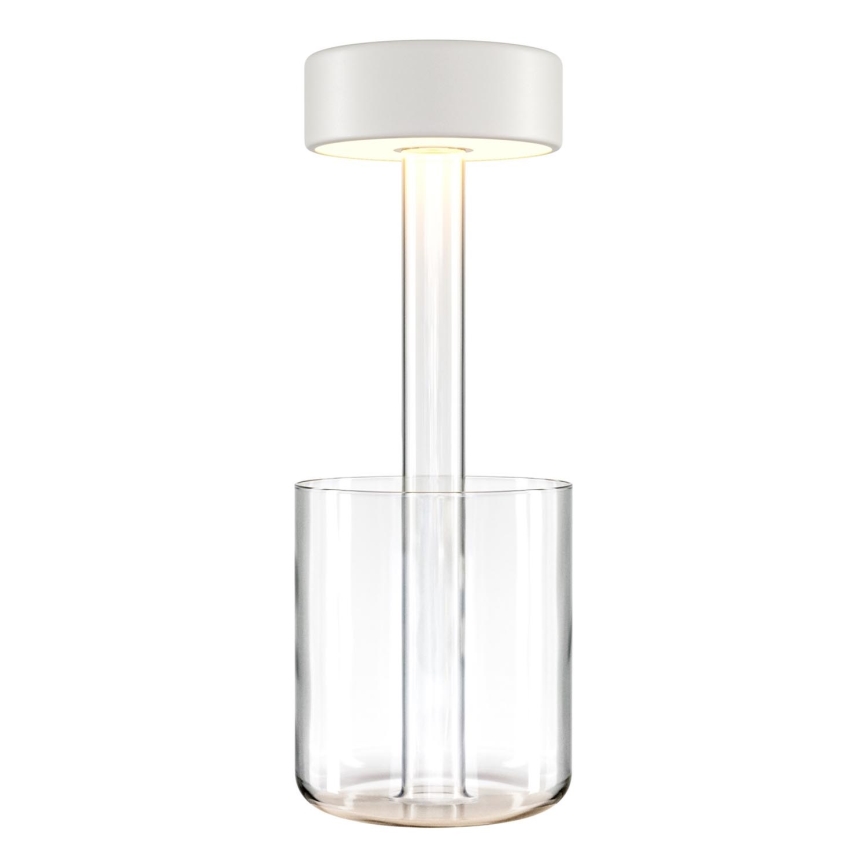 Maytoni MOD229TL-L3W3K1 - LED Hämardatav laetav kaasaskantav laualamp LED/3W/5V 2200-4000K valge/läbipaistev