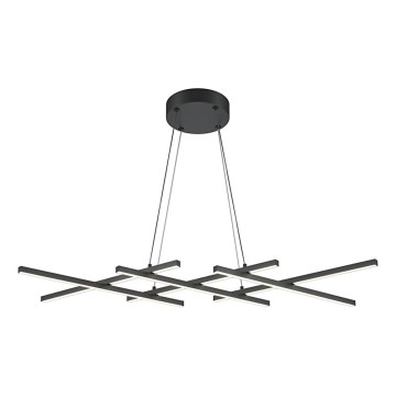 Maytoni MOD244PL-L50BK - LED-lühter riputuskaabliga HALO LED/40W/230V must