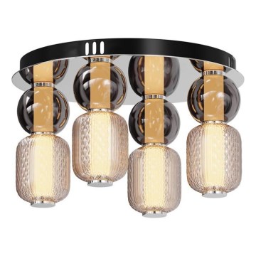 Maytoni MOD273CL-L60CH3K - LED Laevalgusti DROP 4xLED/15W/230V d. 43 cm läikiv kroom