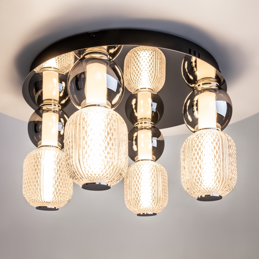 Maytoni MOD273CL-L60CH3K - LED Laevalgusti DROP 4xLED/15W/230V d. 43 cm läikiv kroom