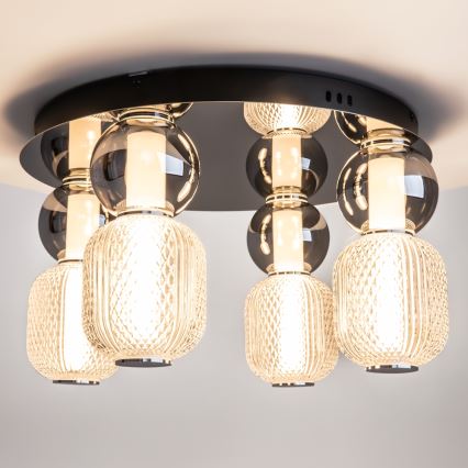 Maytoni MOD273CL-L60CH3K - LED Laevalgusti DROP 4xLED/15W/230V d. 43 cm läikiv kroom