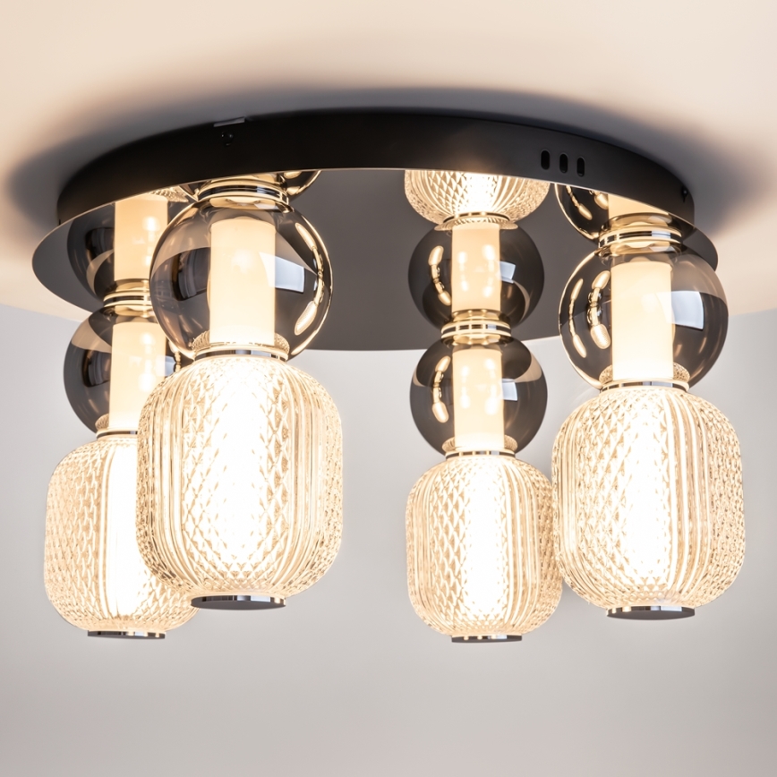 Maytoni MOD273CL-L60CH3K - LED Laevalgusti DROP 4xLED/15W/230V d. 43 cm läikiv kroom