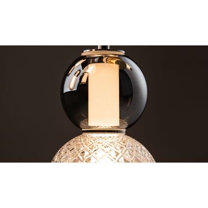 Maytoni MOD273CL-L60CH3K - LED Laevalgusti DROP 4xLED/15W/230V d. 43 cm läikiv kroom