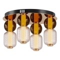 Maytoni MOD273CL-L60G3K - LED Laevalgusti DROP 4xLED/15W/230V d. 43 cm kuldne