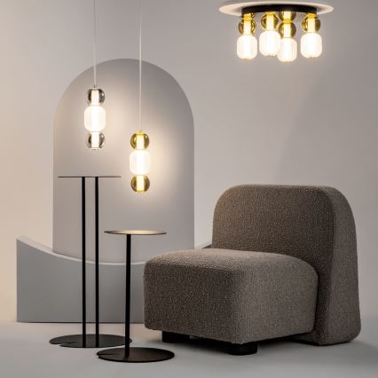 Maytoni MOD273CL-L60G3K - LED Laevalgusti DROP 4xLED/15W/230V d. 43 cm kuldne