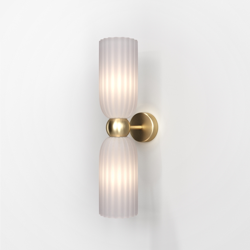 Maytoni MOD302WL-02W - Seinavalgusti ANTIC 2xE14/40W/230V kuldne/valge