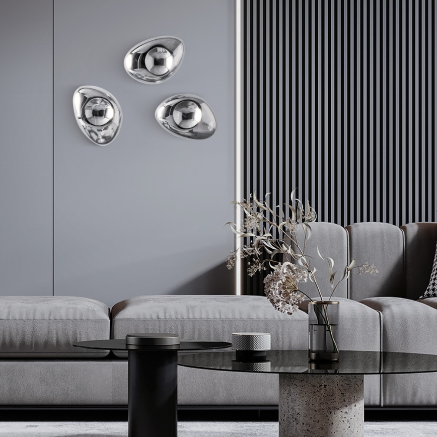 Maytoni MOD306WL-01CH - Seinavalgusti MABELL 1xE14/40W/230V läikiv kroom