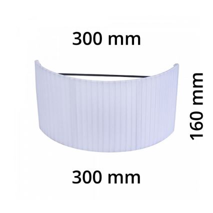 Maytoni MOD974-WLShade-White - Lambivari seinavalgustile TORONTO valge E27 300x160 mm