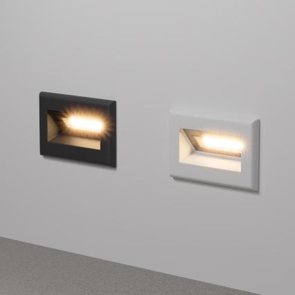 Maytoni O045SL-L3B3K - LED Sisseehitatud välivalgusti BOSCA LED/3W/230V 3000K IP65 must