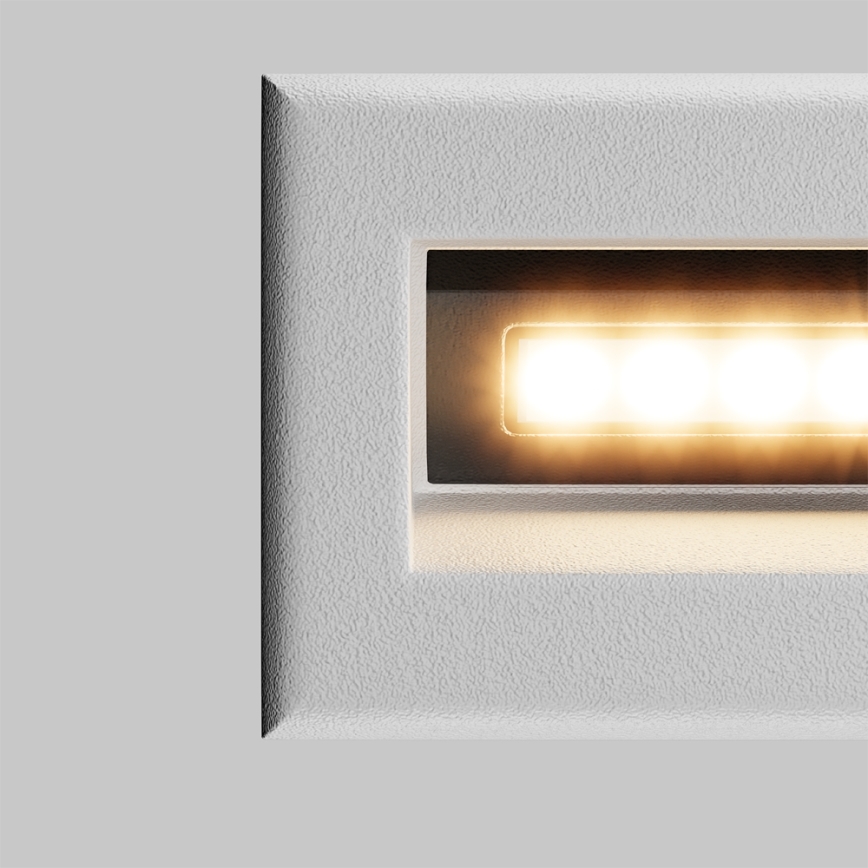 Maytoni O045SL-L3W3K - LED Sisseehitatud välivalgusti BOSCA LED/3W/230V 3000K IP65 valge