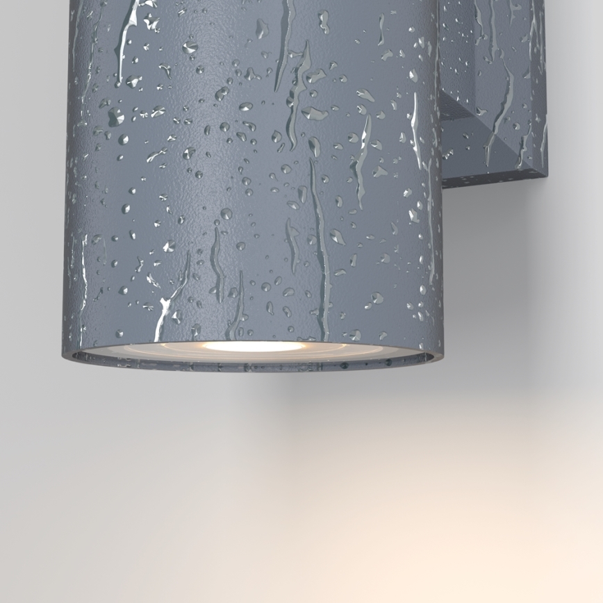 Maytoni O574WL-02GR - Väli seinavalgusti BOWERY 2xGU10/50W/230V IP54 antratsiit