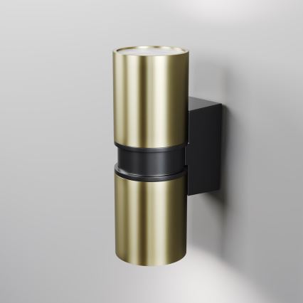 Maytoni O582WL-02BS - Väli seinavalgusti BOWERY 2xGU10/50W/230V IP54 messing
